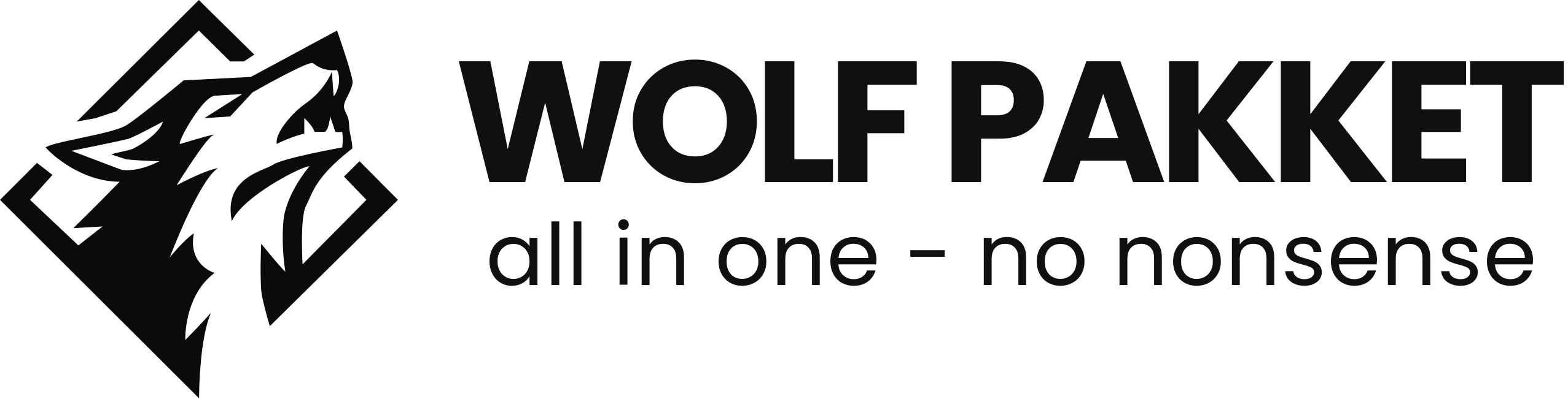 Wolfpakket: all in one, no nonsense